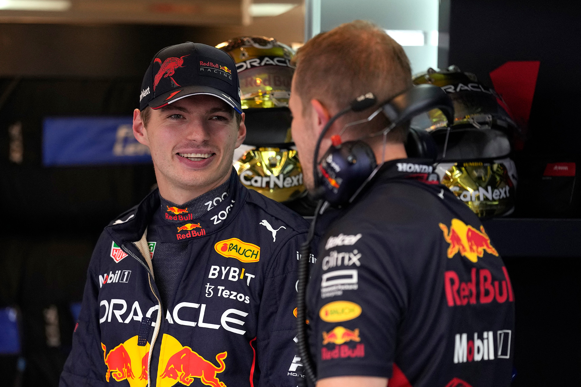 Max Verstappen in Abu Dhabi (Bild: Kamran Jebreili/AFP)