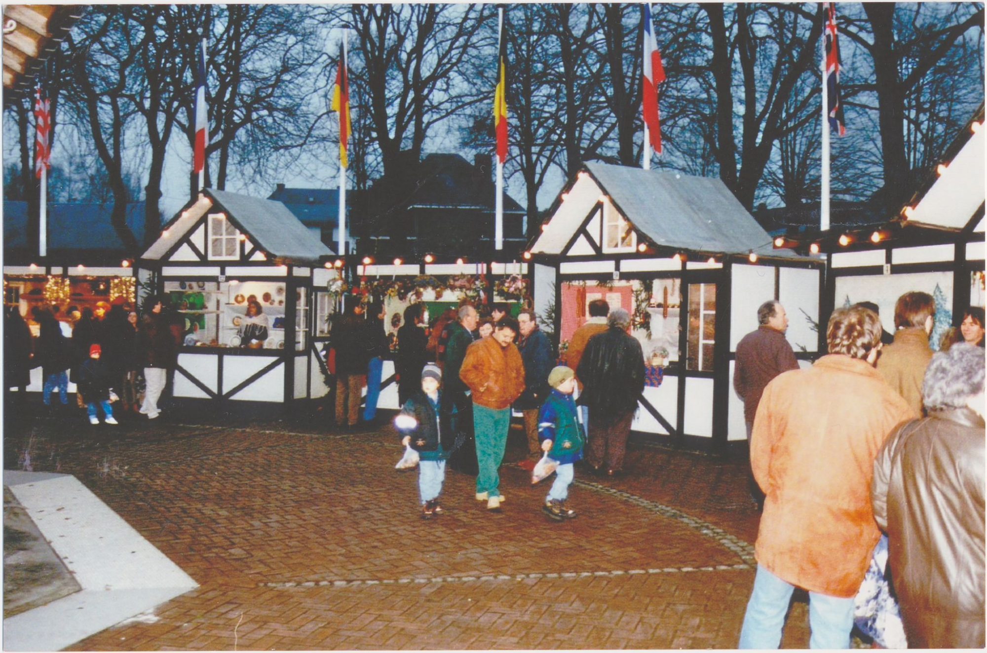 Weihnachtsmarkt in Bütgenbach Anfang der 2000er Jahre (Bild: Verkehrsverein Bütgenbach)