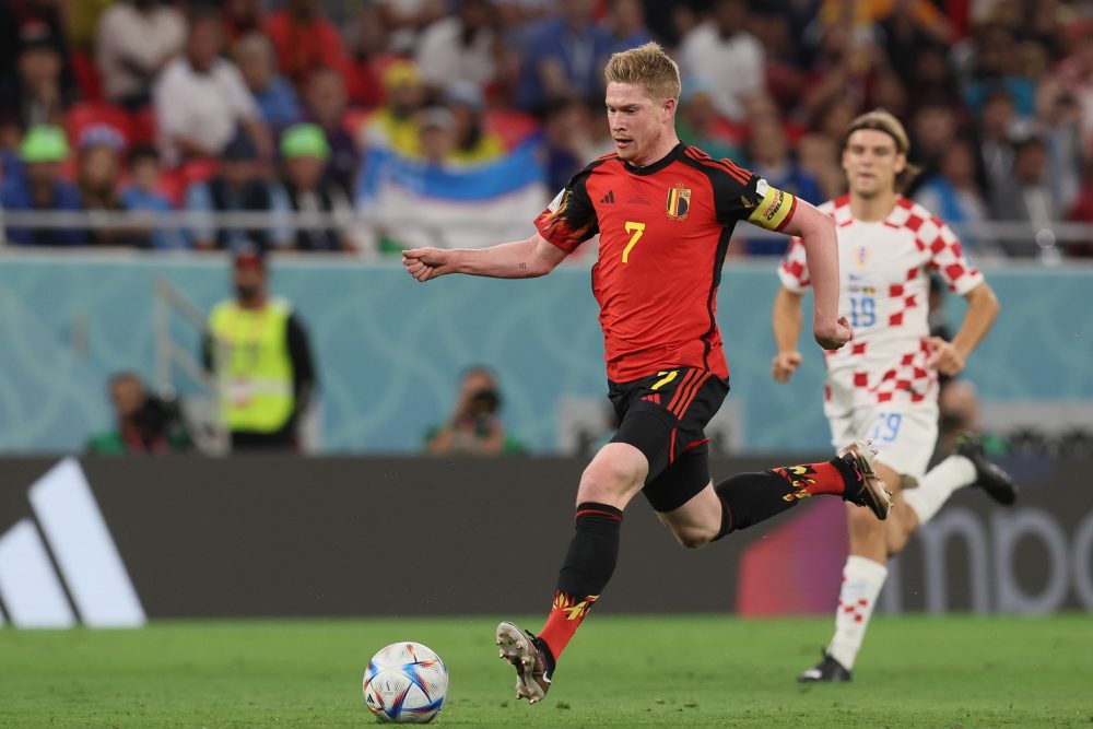 LIVE FEED - Action pictures from a soccer game between Belgium's national team the Red Devils and Croatia, the third and last game in Group F of the FIFA 2022 World Cup in Al Rayyan, State of Qatar on Thursday 01 December 2022. BELGA PHOTO BRUNO FAHY