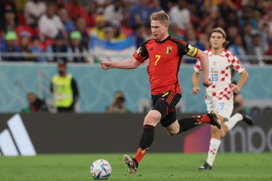 LIVE FEED - Action pictures from a soccer game between Belgium's national team the Red Devils and Croatia, the third and last game in Group F of the FIFA 2022 World Cup in Al Rayyan, State of Qatar on Thursday 01 December 2022. BELGA PHOTO BRUNO FAHY