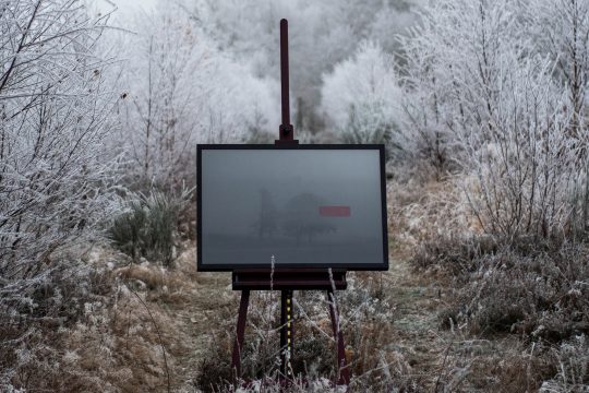 Bild aus der Ausstellung "Falsche Ruhe" (Bild: Monika Isanska)