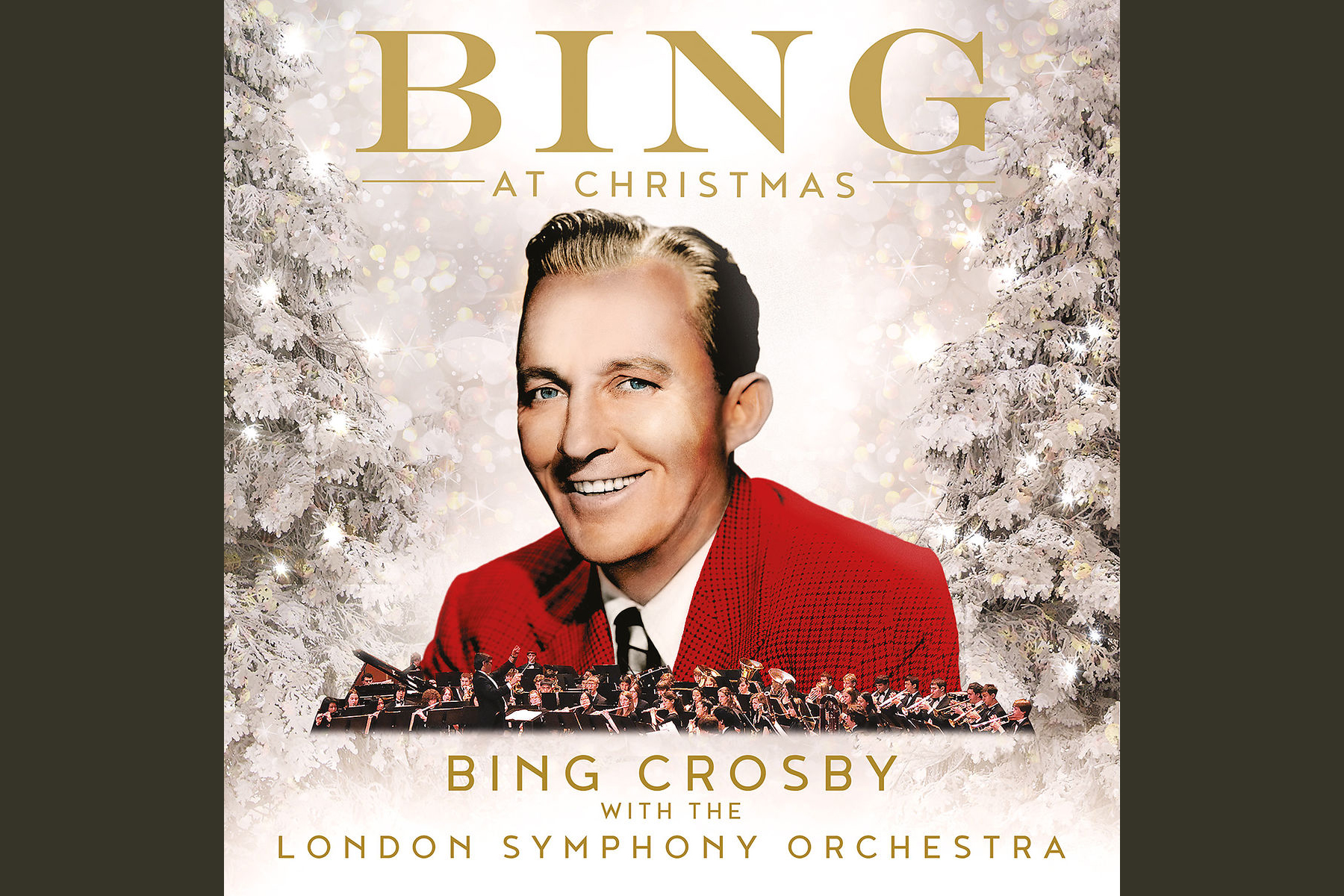 "White Christmas" ist auch auf dem Album "Bing At Christmas" (2019) zu hören - in überarbeiteter Version mit dem London Symphony Orchestra (Cover: Universal)