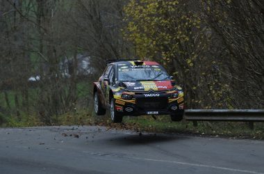 Cédric De Cecco fährt bei der Spa-Rallye sein erstes Podium in der Landesmeisterschaft ein (Bild: BRC)
