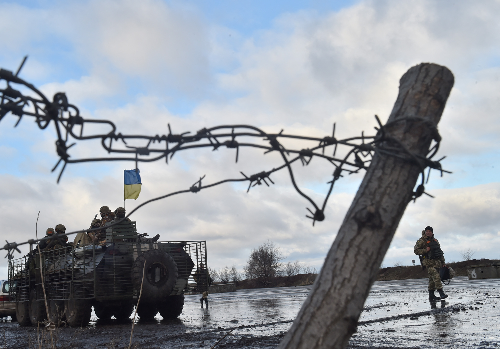 Ukrainische Soldaten in der Region Donezk (Bild: Sergei Supinsky/AFP)