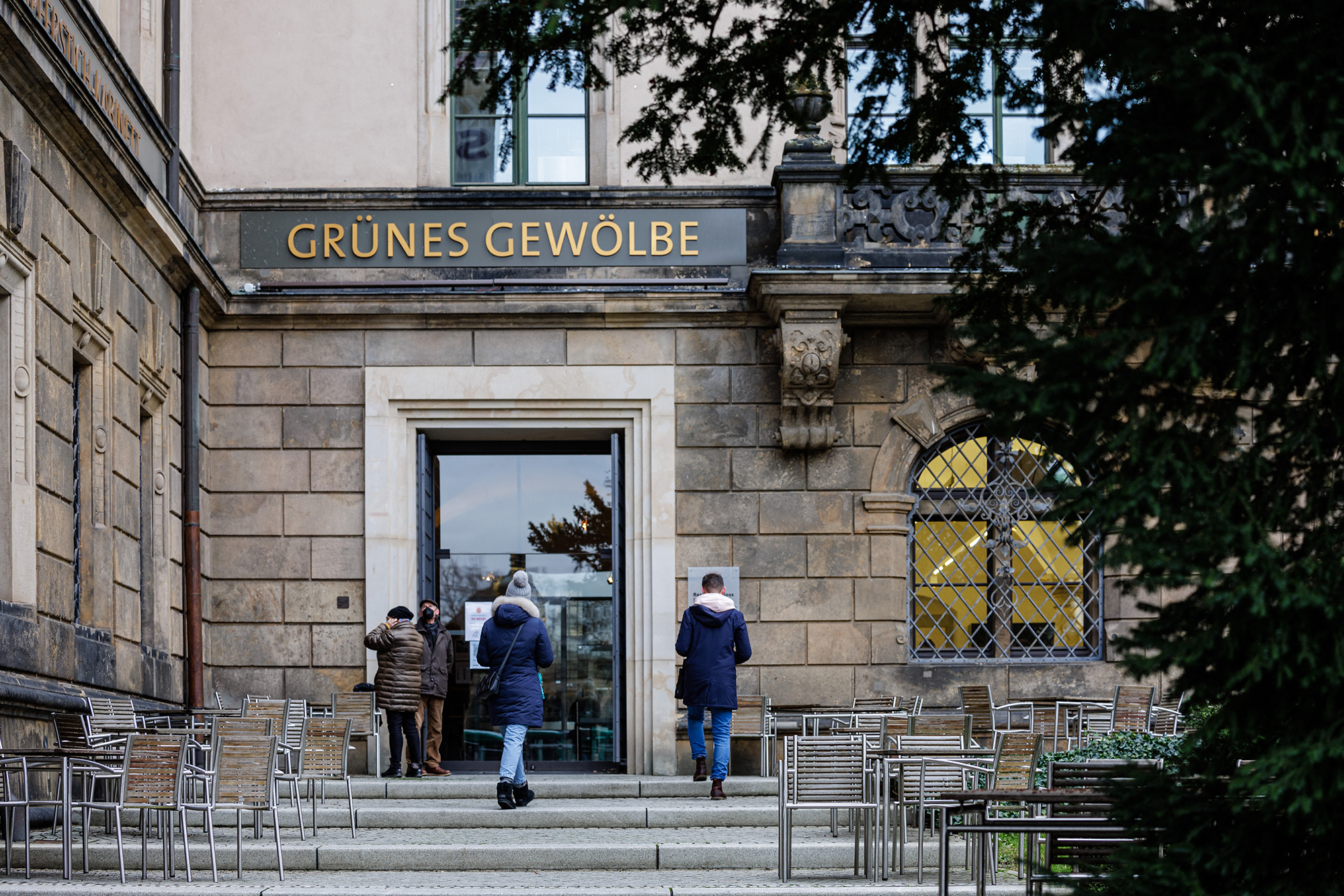 Das Museum "Grünes Gewölbe" in Dresden (Bild: Jens Schlueter/AFP)