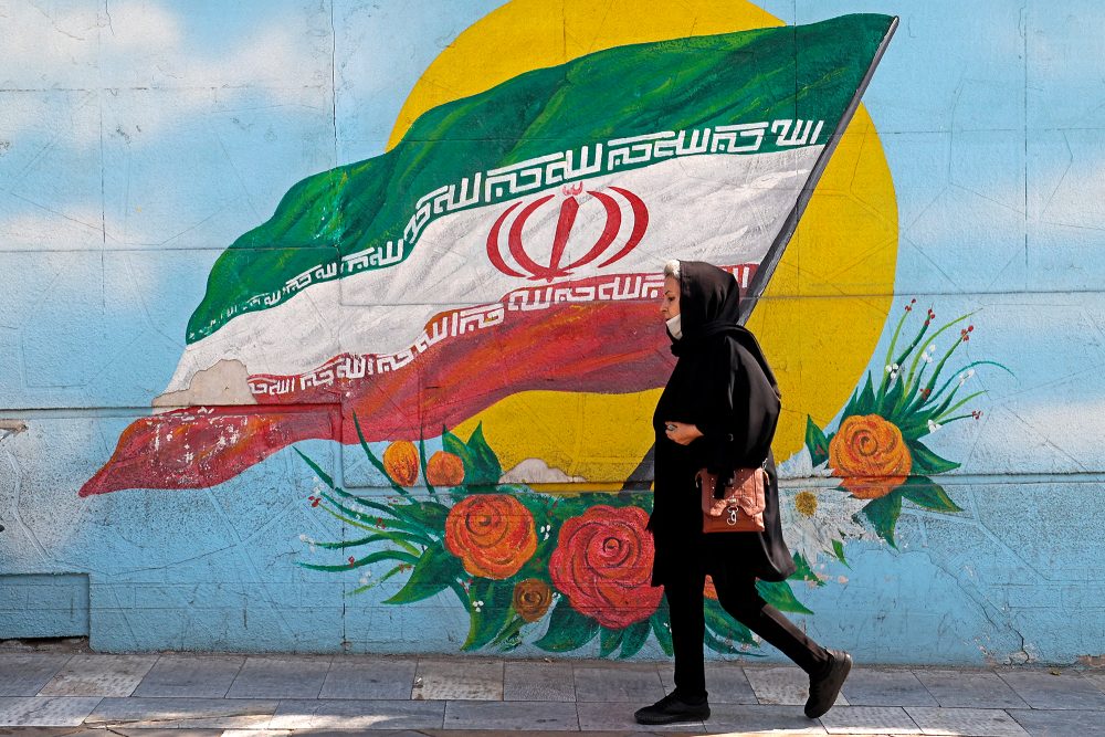 Wandgemälde in der iranischen Hauptstadt Teheran (Bild: Atta Kenare/AFP)