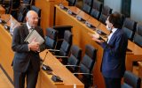 Greffier Frédéric Janssens im wallonischen Parlament in Namur (Bild: Bruno Fahy/Belga)