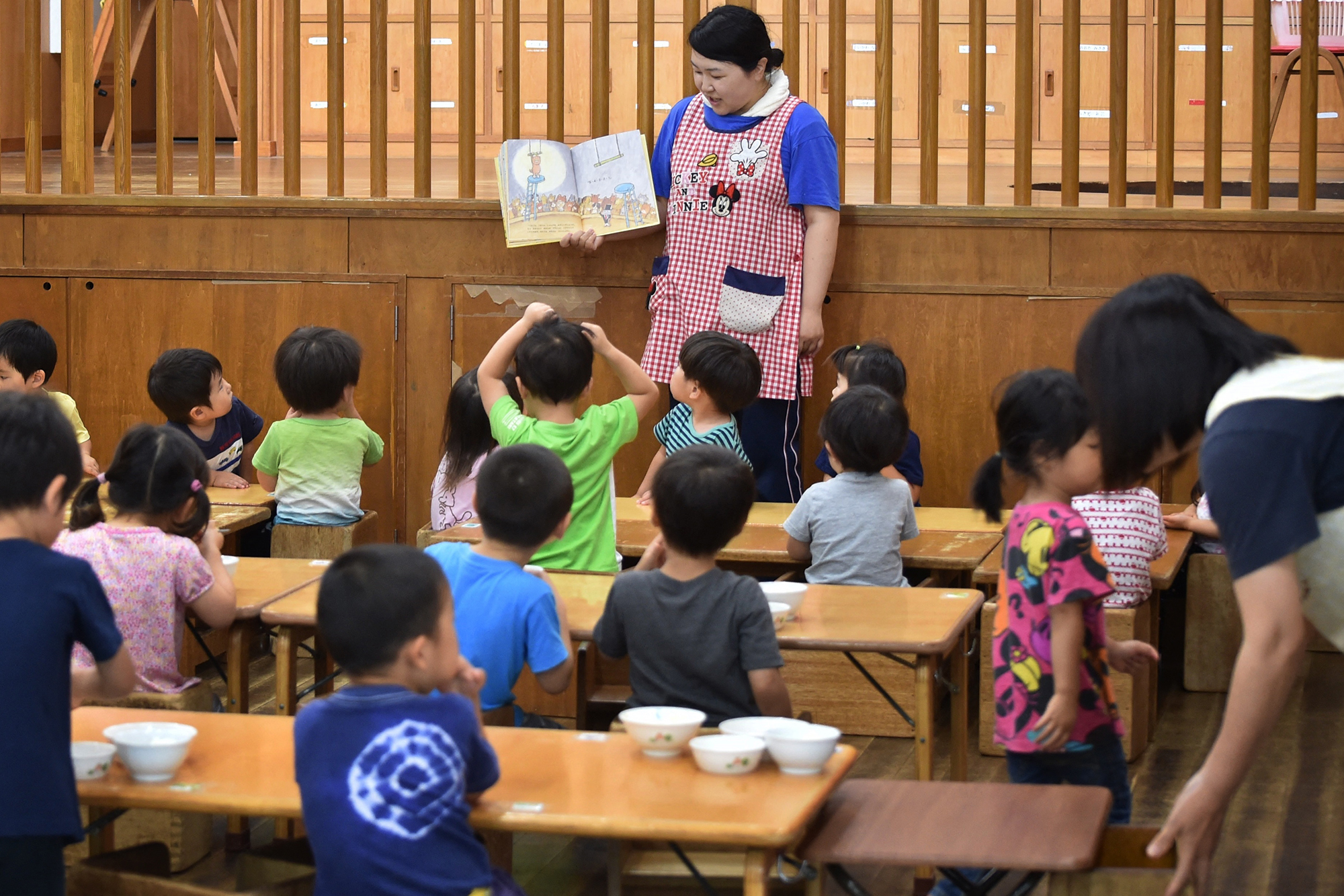Kinderbetreuungseinrichtung in der japanischen Stadt Yokohama (Bild: Kazuhiro Nogi/AFP)