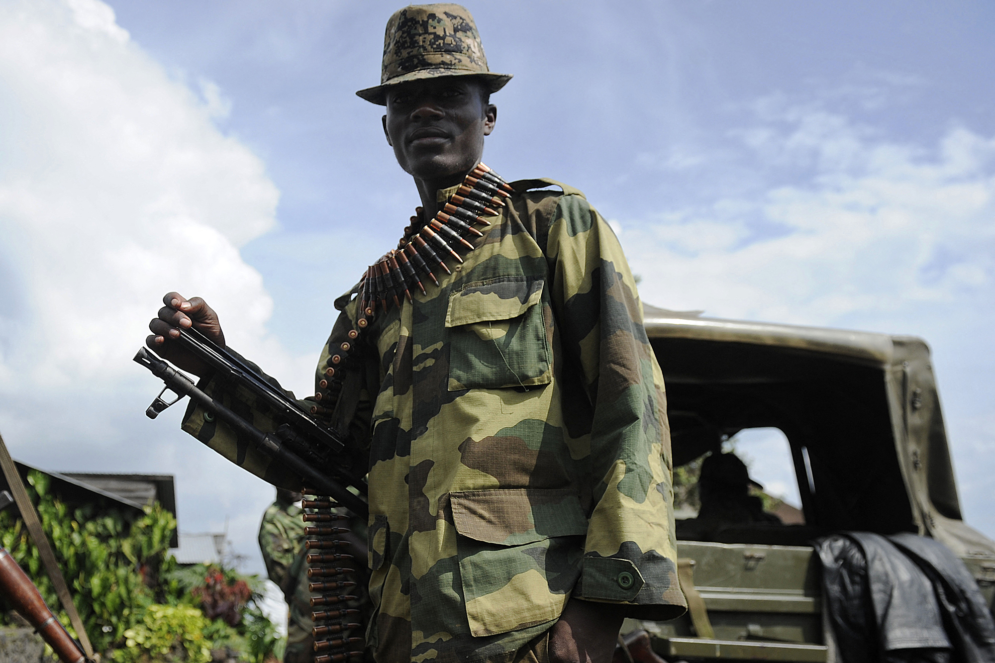 M23-Rebellen-Kämpfer im Kongo (Archivbild: Tony Karumba/AFP)