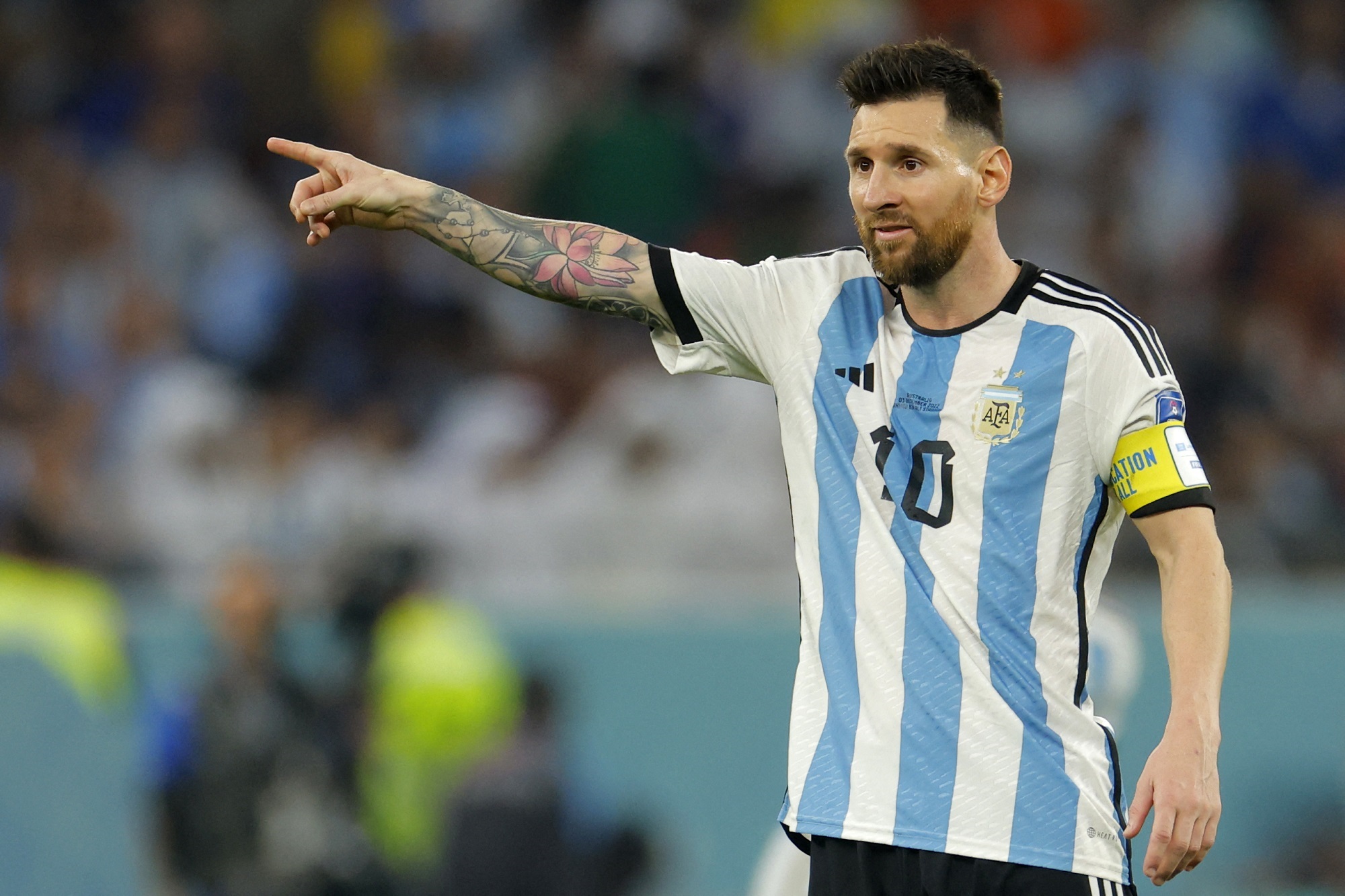 Lionel Messi erzielte gegen Australien seinen neunten WM-Treffer und damit einen mehr als Diego Maradona (Bild: Odd Andersen/AFP)