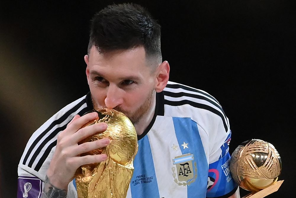 Lionel Messi wird durch den WM-Titel endgültig zur Legende (Bild: Franck Fife/AFP)