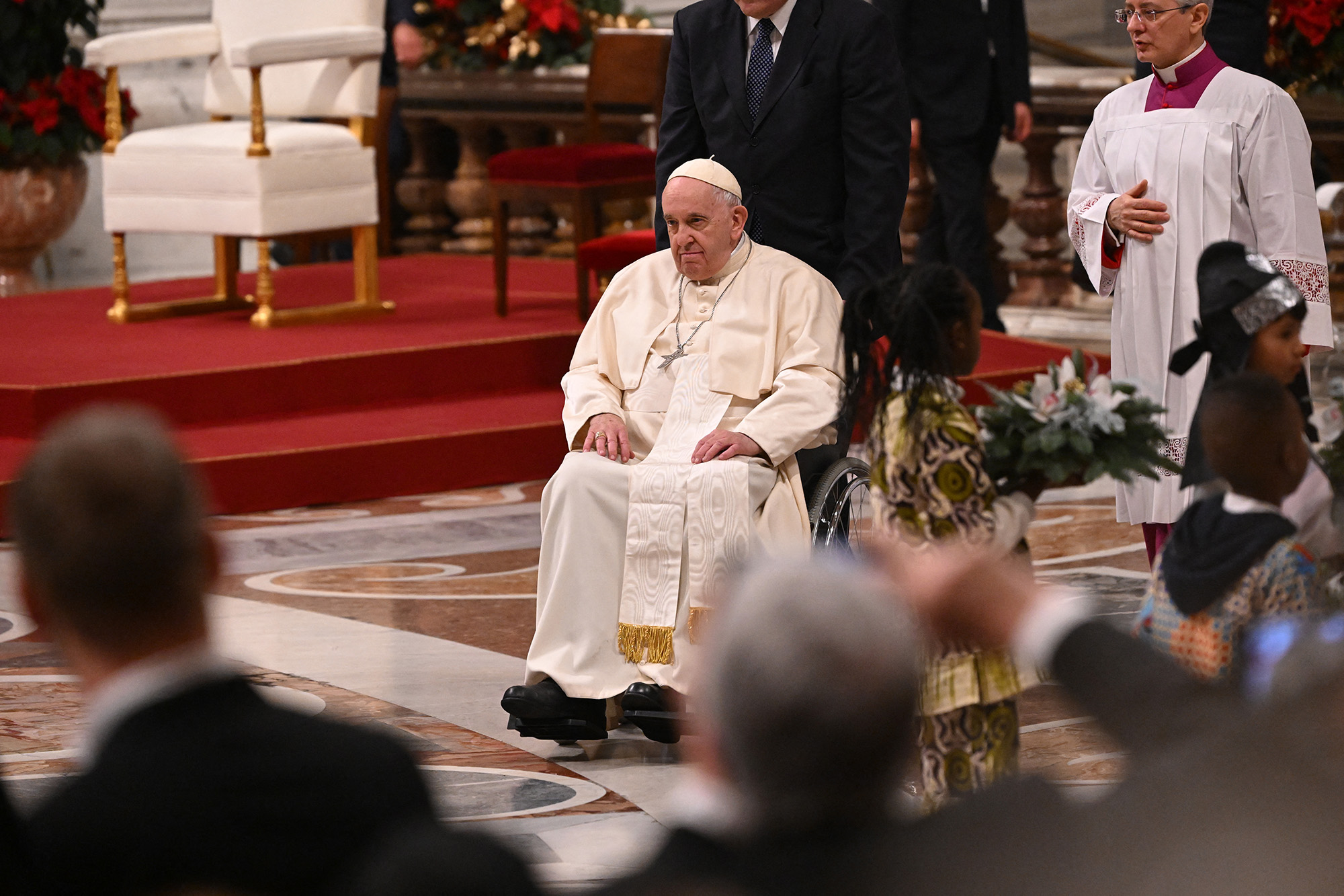 Papst Franziskus an Heiligabend (Bild: Andreas Solaro/AFP)