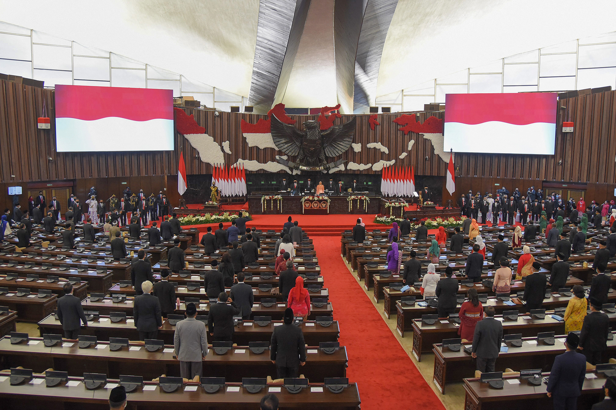 Das Parlament in Indonesiens Hauptstadt Jakarta (Illustrationsbild: Handout/Parliament/AFP)