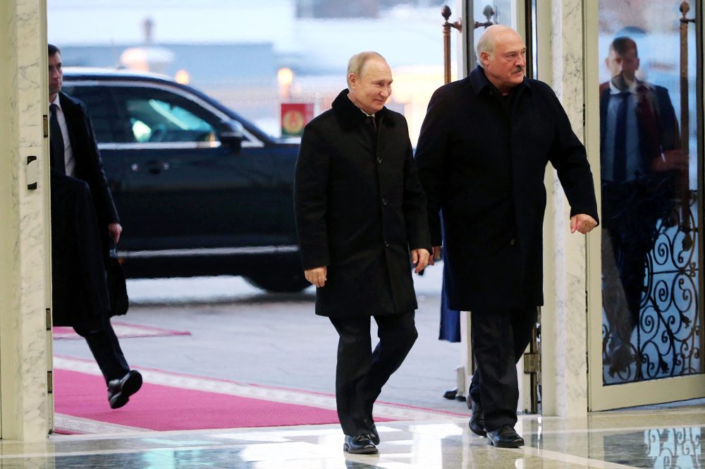 Alexander Lukaschenko und Wladimir Putin (Archivbild vom Dezember 2022: Konstantin Zavrazhin/Sputnik/AFP)