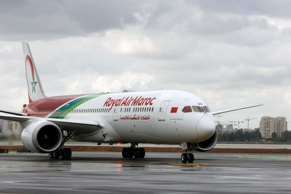 Maschine der staatlichen marokkanischen Fluggesellschaft Royal Air Maroc (Bild: Jack Guez/AFP)