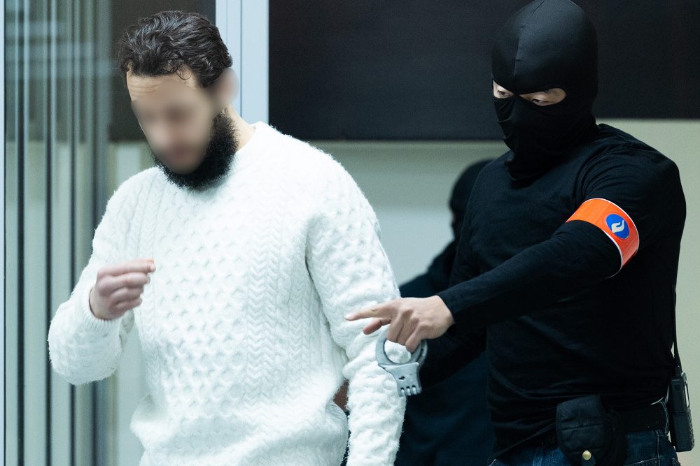Der Angeklagte Salah Abdeslam (Bild: Benoit Doppagne/Belga)