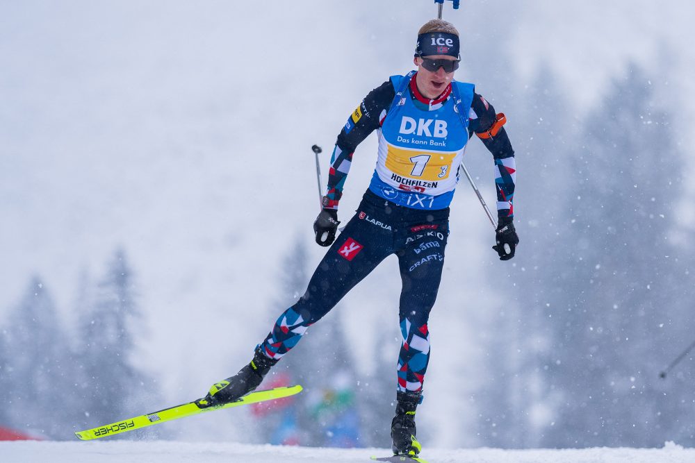 Der norwegische Biathlet Johannes Thingnes Boe (Bild: Georg Hochmuth/APA/AFP)