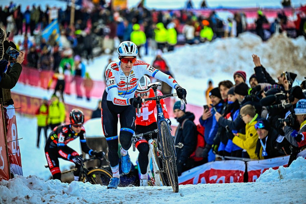 Michael Vanthourenhout beim Radcross-Weltcup in Val di Sole (Bild: Jasper Jacobs/Belga)