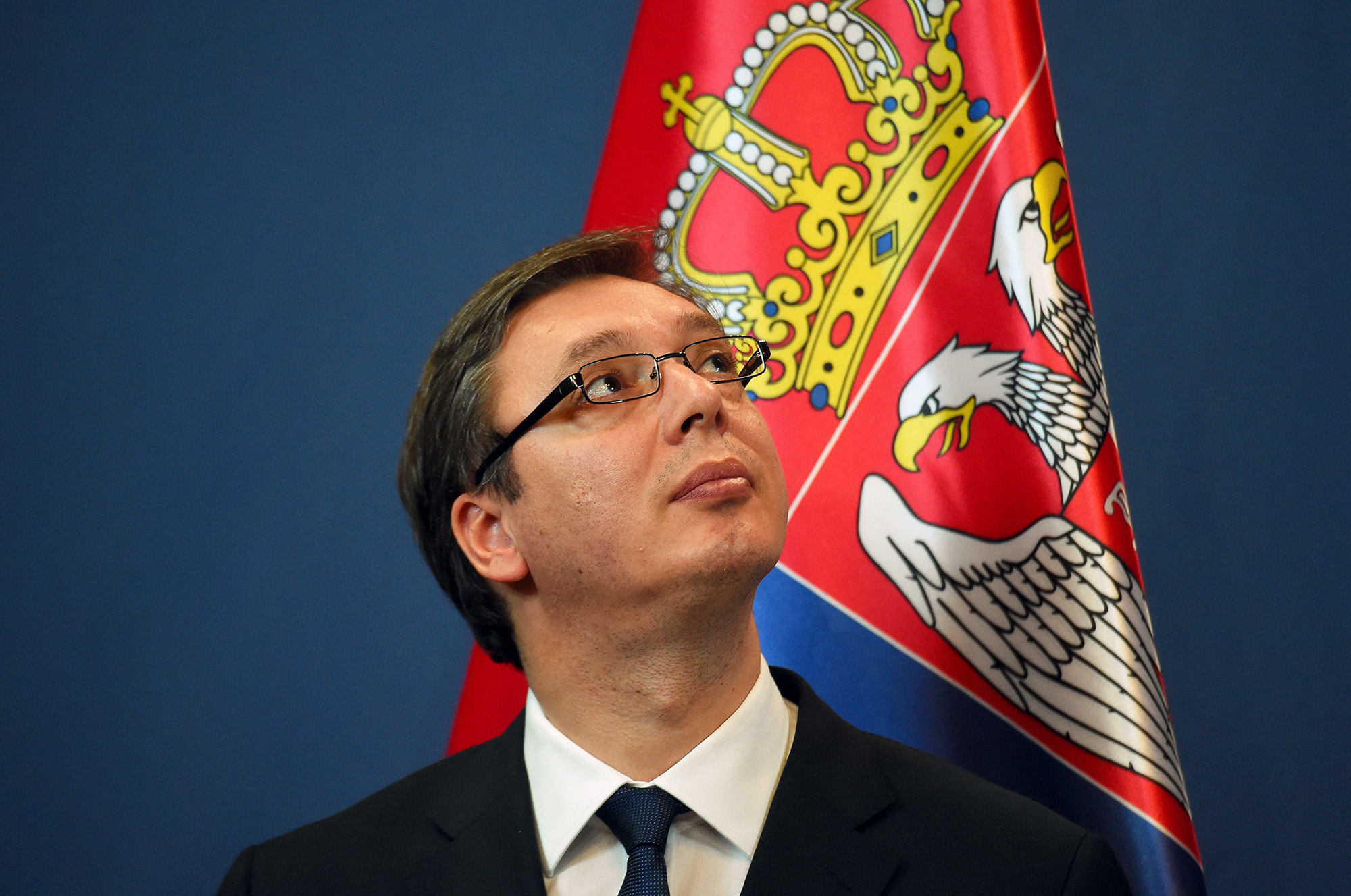 Serbiens Präsident Vucic (Bild: Attila Kisbenedek/AFP)