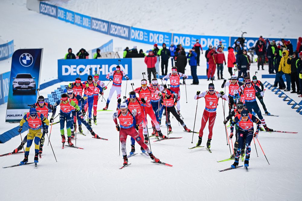 Biathlon-Weltcup in Pokljuka (Bild: Jure Makovec/AFP)