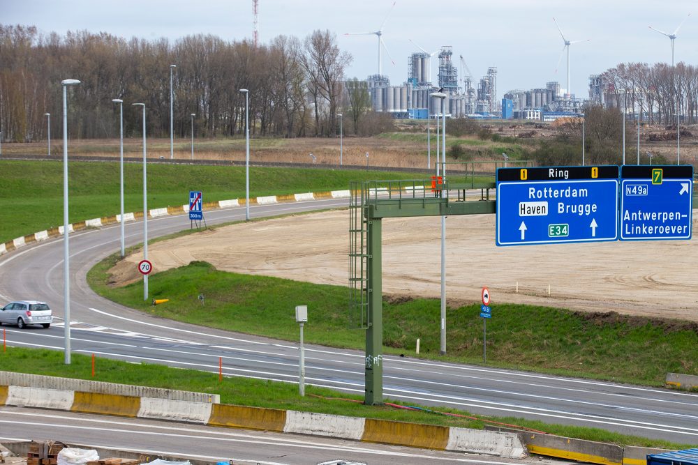 Die E34 zwischen Antwerpen und Zeebrugge (Bild: Nicolas Maeterlinck/Belga)