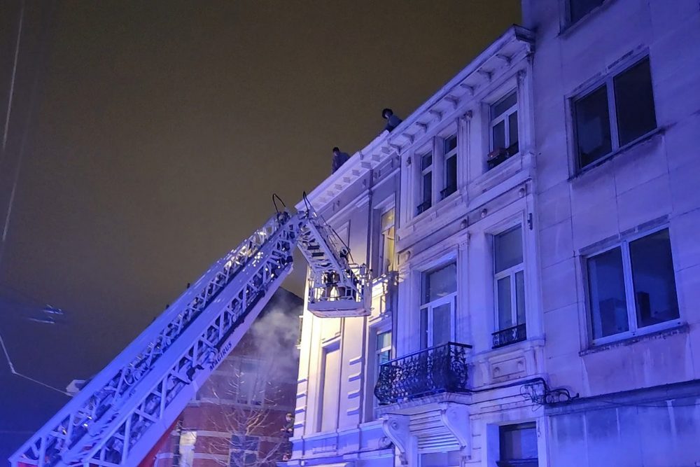 Brand in Ixelles