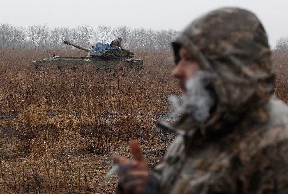 Ukrainische Soldaten in der Region Luhansk (Bild: Anatolii Stepanov/AFP)