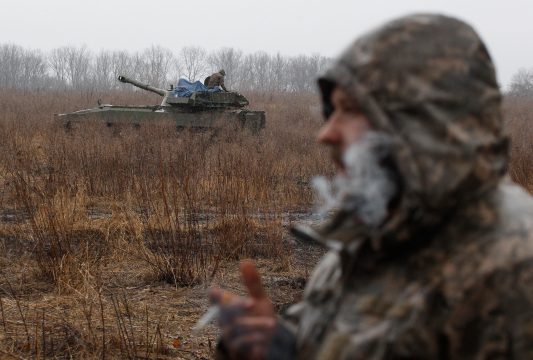 Ukrainische Soldaten in der Region Luhansk (Bild: Anatolii Stepanov/AFP)