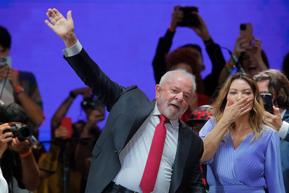 Luiz Inacio Lula da Silva bei der Vereidigungsfeier (Bild: Caio Guatelli/AFP)