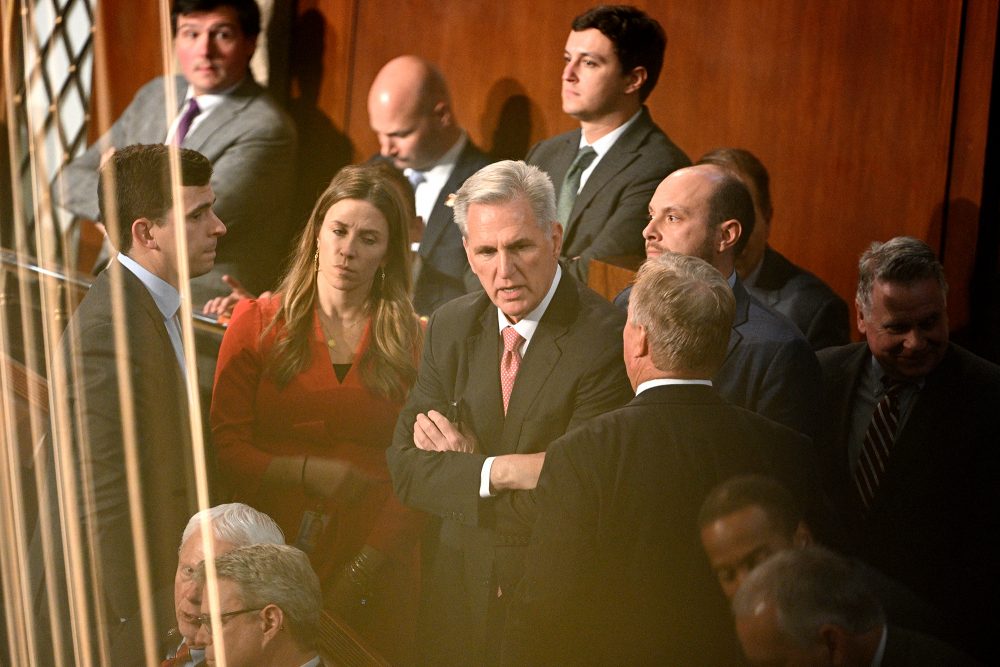 Kevin McCarthy am Donnerstag im US-Repräsentantenhaus (Bild: Mandel Ngan/AFP)