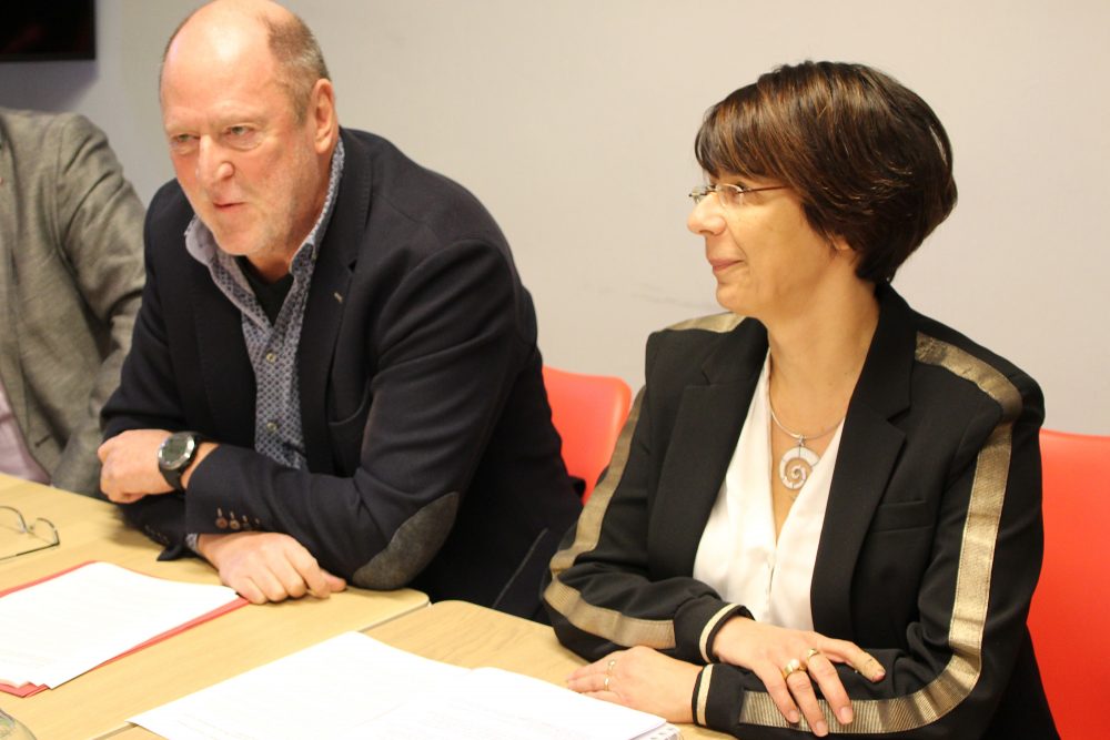 Werner Baumgarten und Alexandra Barth-Vandenhirtz (Bild: Donovan Niessen/BRF)