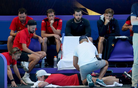 Das belgische Team beim United Cup (Bild: Colin Murty/AFP)