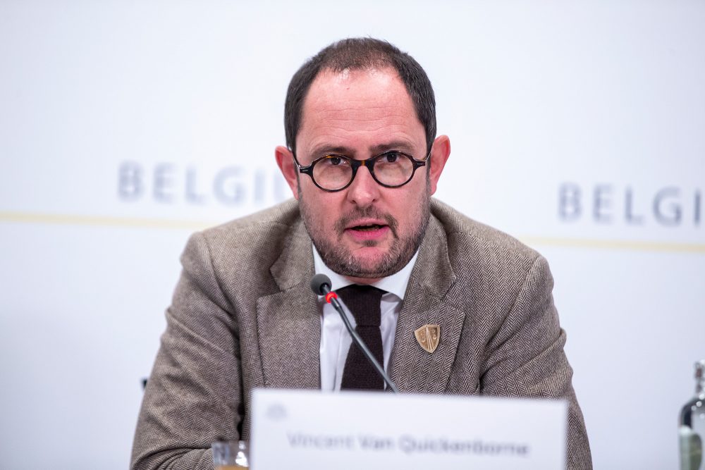 Justizminister Vincent Van Quickenborne (Bild: Nicolas Maeterlinck/Belga)