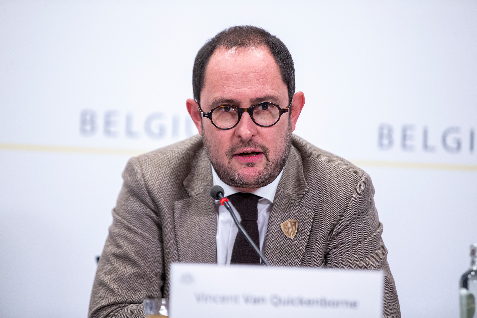 Justizminister Vincent Van Quickenborne (Archivbild: Nicolas Maeterlinck/Belga)