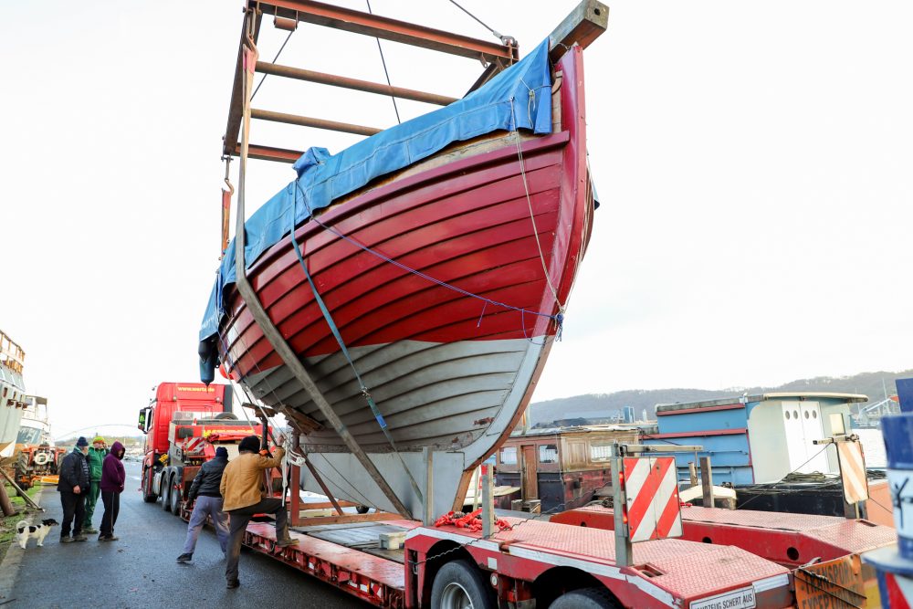 Vom Boot zur Bühne: Neuer Treffpunkt für Raerener Jugendzentrum (Bild: Julien Claessen/BRF)