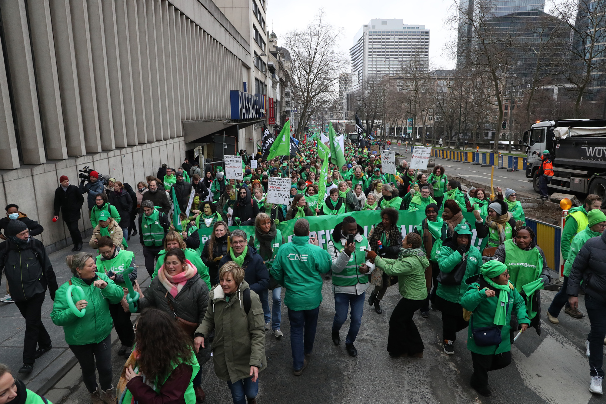 Demonstration des nicht-kommerziellen Sektors in Brüssel (Archivbild: Nicolas Maeterlinck/Belga)