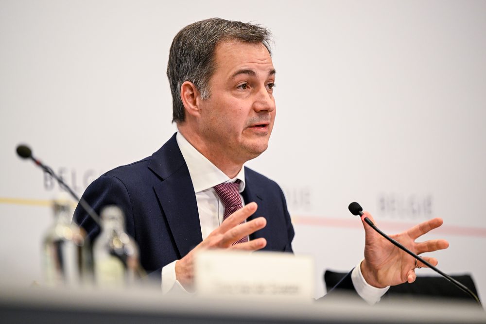 Premierminister Alexander De Croo