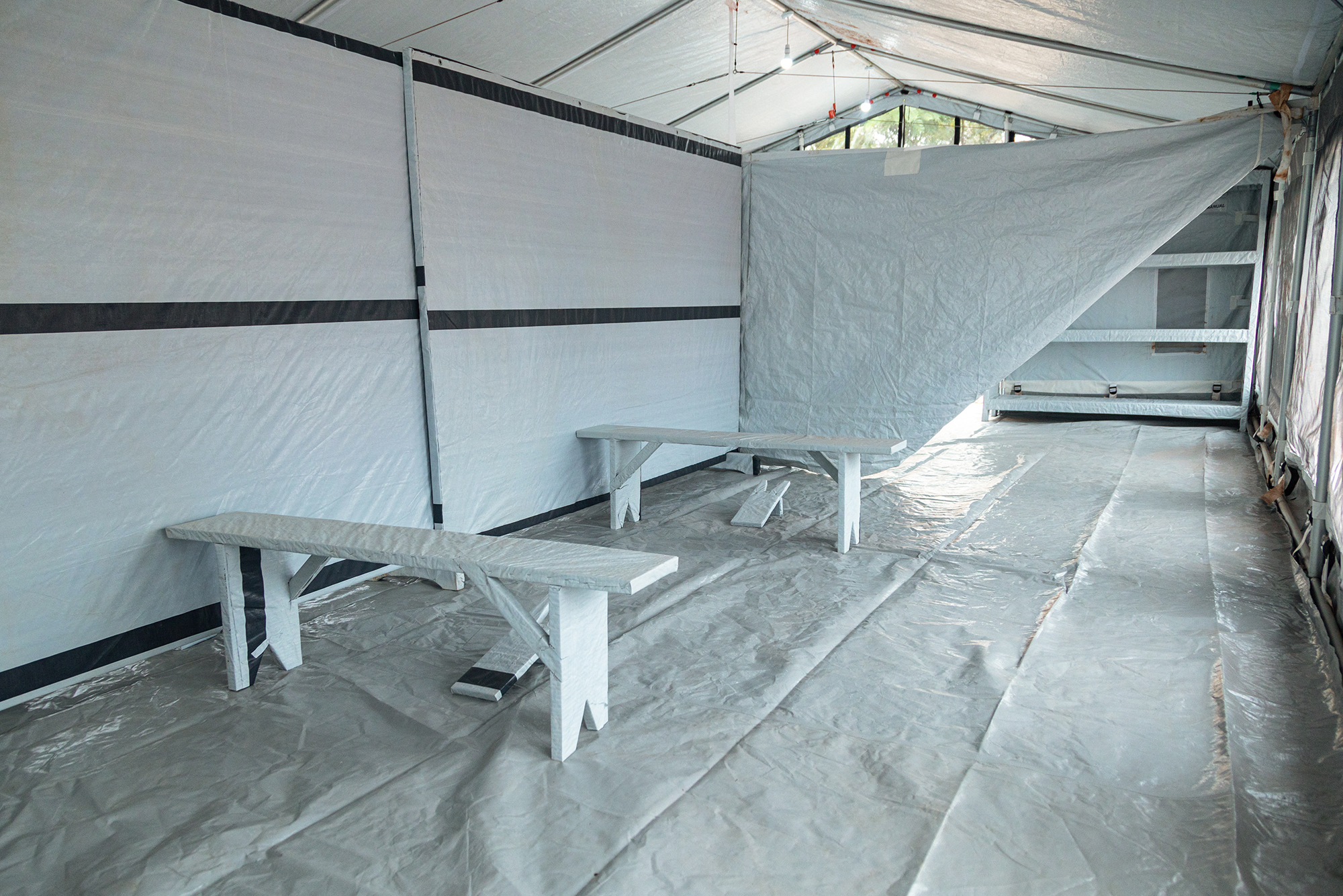 Ebola-Behandlungszentrum in Kampala im Dezember (Bild: Badru Katumba/AFP)