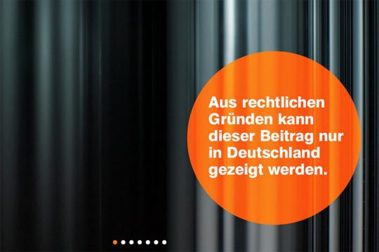 Diese Meldung bekommen Internetnutzer außerhalb von Deutschland in der Mediathek des ZDF