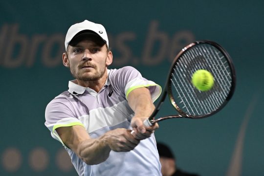 David Goffin beim Challenger-Turnier in Neu-Löwen (Bild: John Thys/Belga)