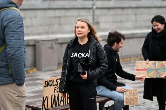 Greta Thunberg Lundahl/TT News Agency/AFP)