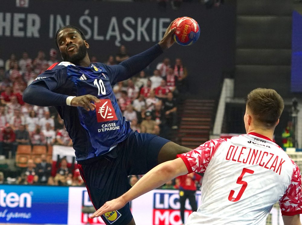 Handball-WM: Frankreich vs. Polen (Bild: Janek Skarzynski/AFP)