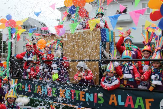 Rosenmontagszug in Eupen 2020 (Bild: Olivier Krickel/BRF)
