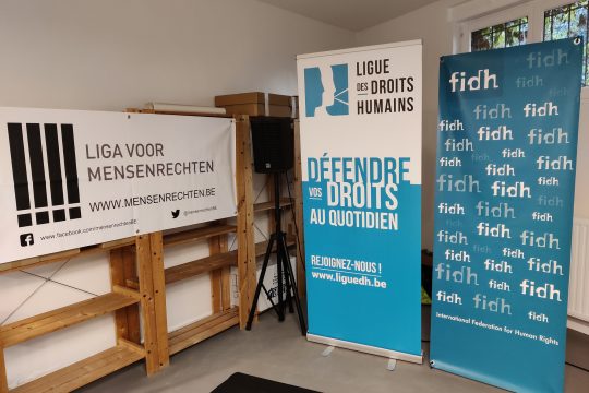 Haus der Menschenrechte in Brüssel, in dem die Ligue des droits humains, die Liga voor Mensenrechten und das europäische Büro der Internationalen Föderation für Menschenrechte untergebracht sind (Bild: Merlin Brohez/Belga)