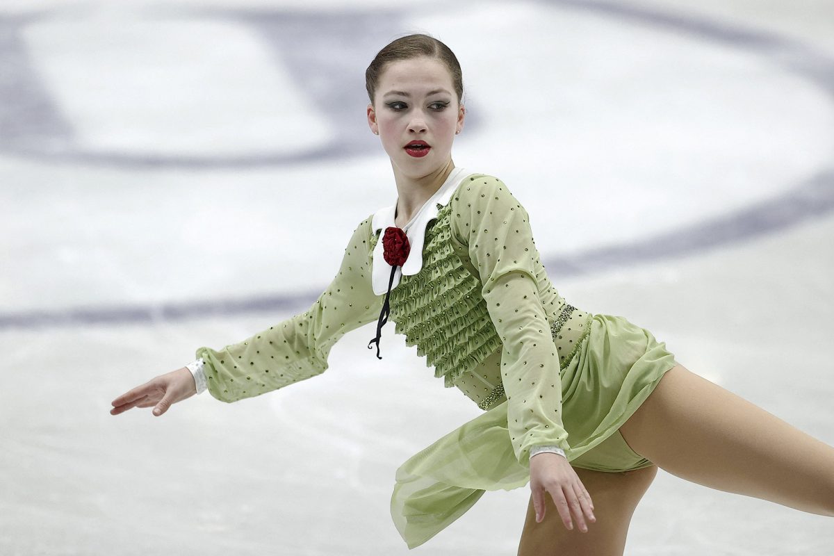 Die 16-jährige Nina Pinzarrone aus Brüssel erreicht einen starken fünften Platz (Bild: Antti Hämäläinen/Lehtikuva/AFP)