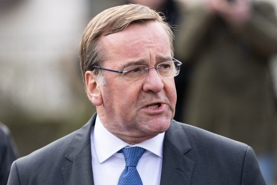 Der deutsche Verteidigungsminister Boris Pistorius (Bild: Andre Pain/AFP)