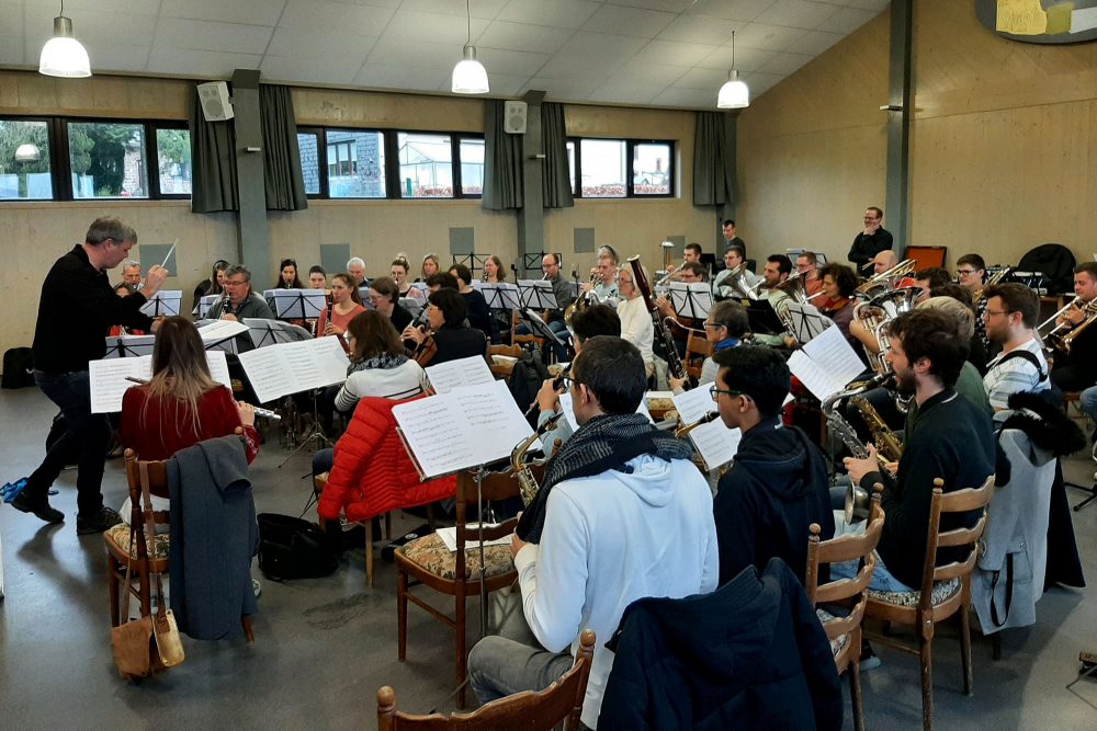 Proben für das Jubiläumskonzert der Musikakademie (Bild: Michaela Brück/BRF)