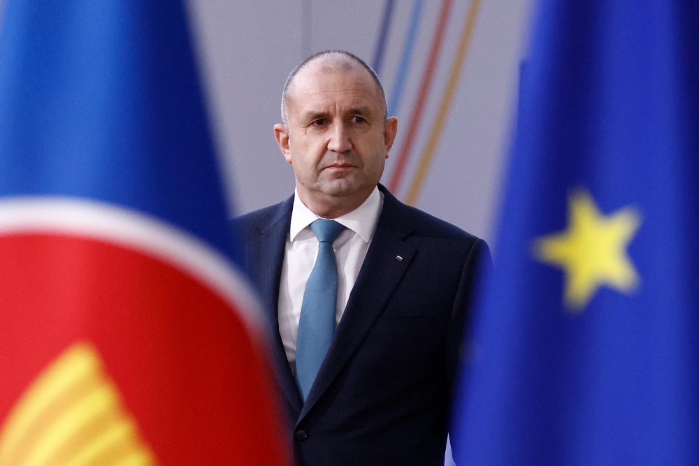 Bulgariens Präsident Radew (Bild: Kenzo Tribouillard/AFP)