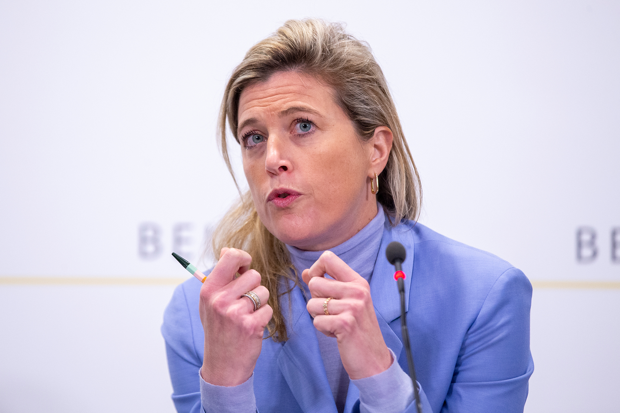 Innenministerin Annelies Verlinden (Bild: Nicolas Maeterlinck/Belga)
