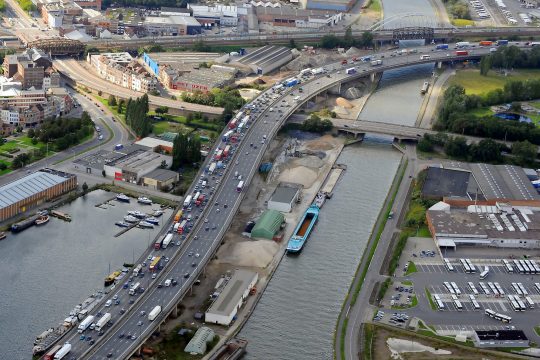 Viadukt von Merksem auf der Umgehungsstraße von Antwerpen (Archivbild: Dirk Waem/Belga)